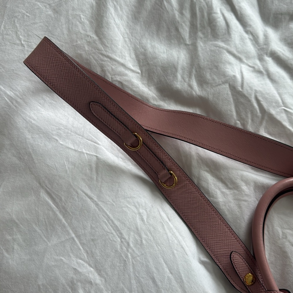Pink Prada Saffiano Tote Purse - Picture 6 of 9